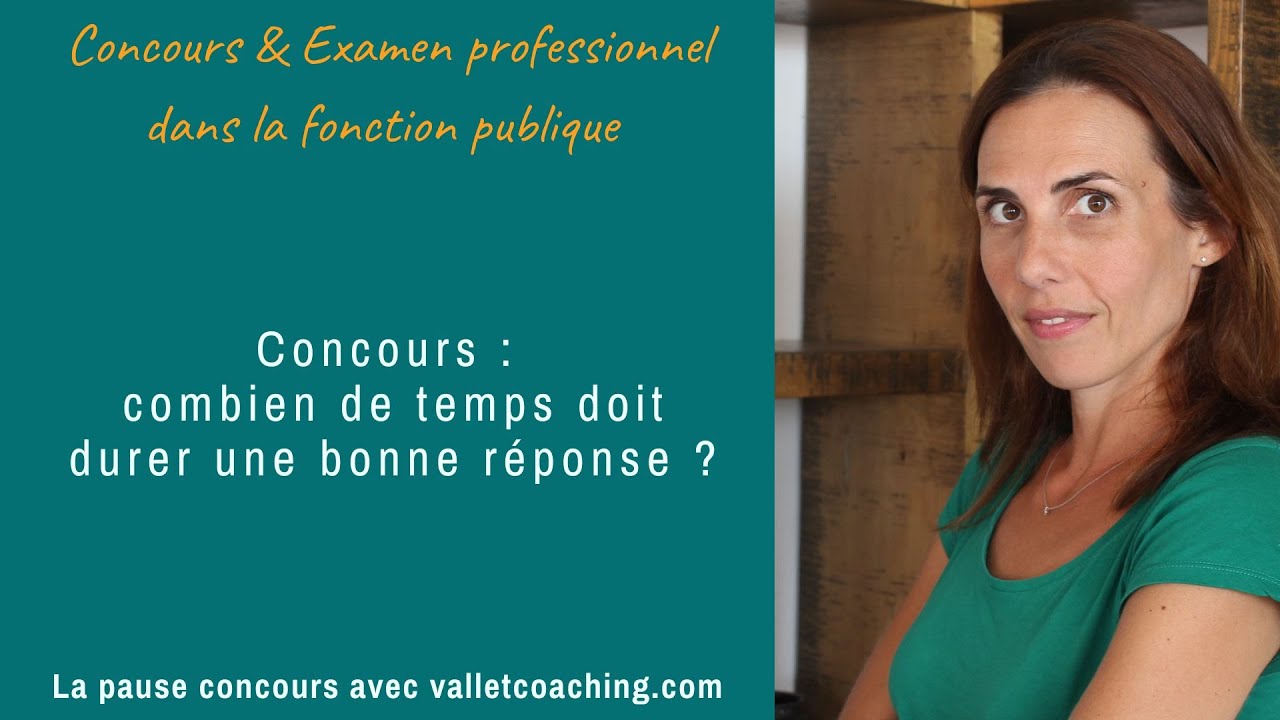 Concours : combien de temps doit durer une bonne réponse ?