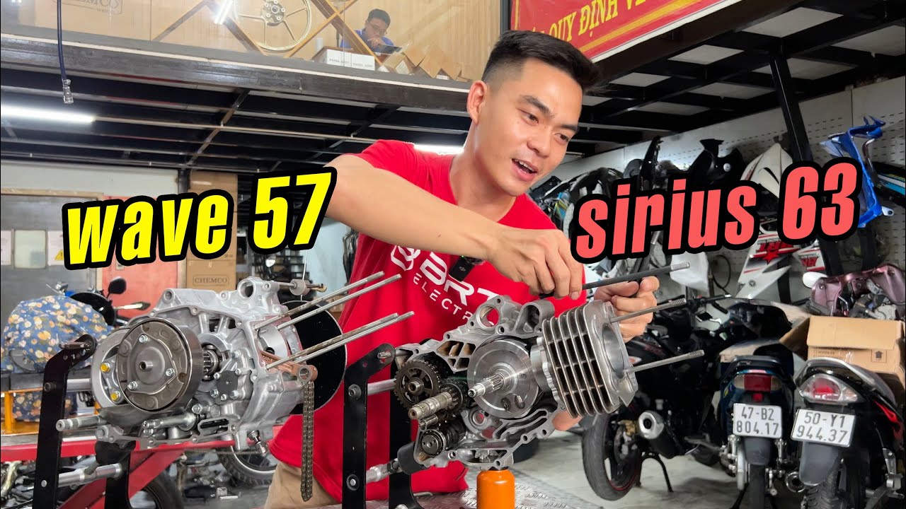 Chi tiết nhất về Wave RSX FI 57 và Sirius FI 63 BRT | AnLA lần đầu chạy wave 165cc quá phê