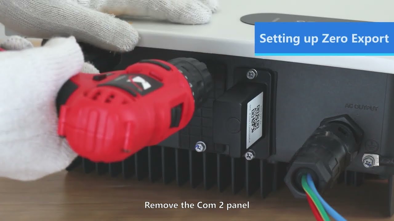 Chint CPS SCA2~6K inverter zero export installation guide