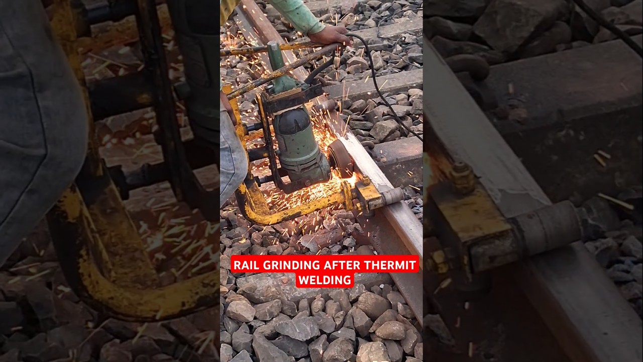 Rail Grinding After Thermit Welding 
