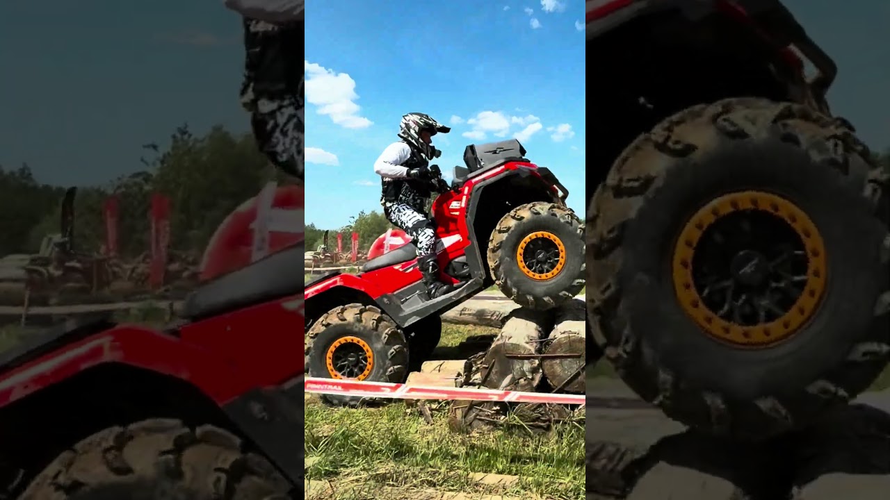 Триал и стоппи на квадроцикле 🤯 #F7 #f7challenge #atv #гонки