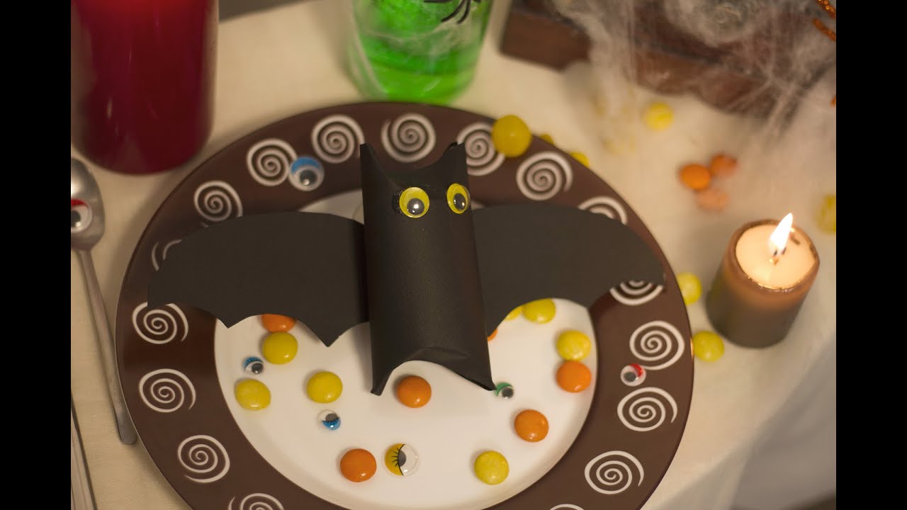 DIY Halloween - Pochette à bonbons chauve-souris