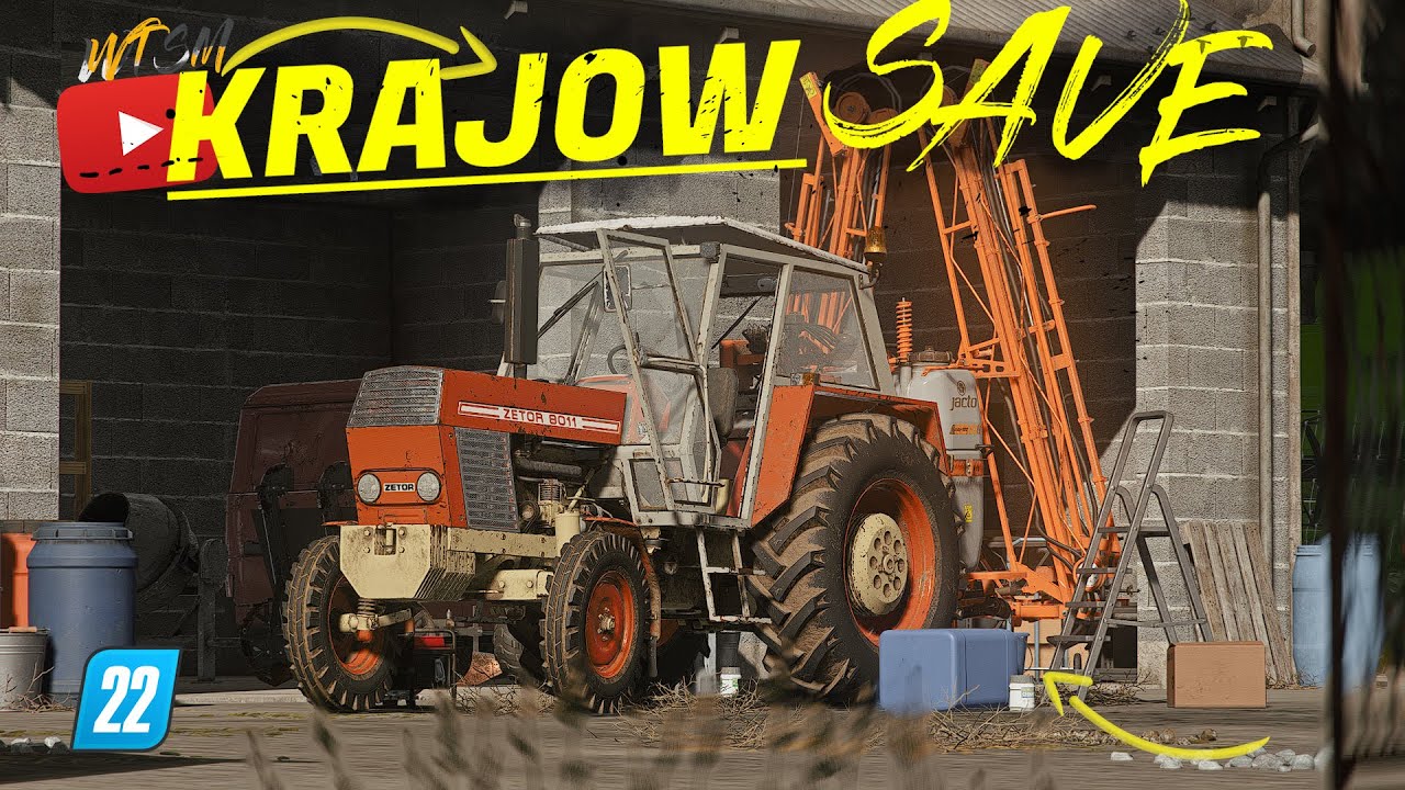 DOWNLOAD SAVE 🔨 Polskie Średnie Gospodarstwo pod rozwój MAP : Krajów&Łaźniki😍 [FS22]