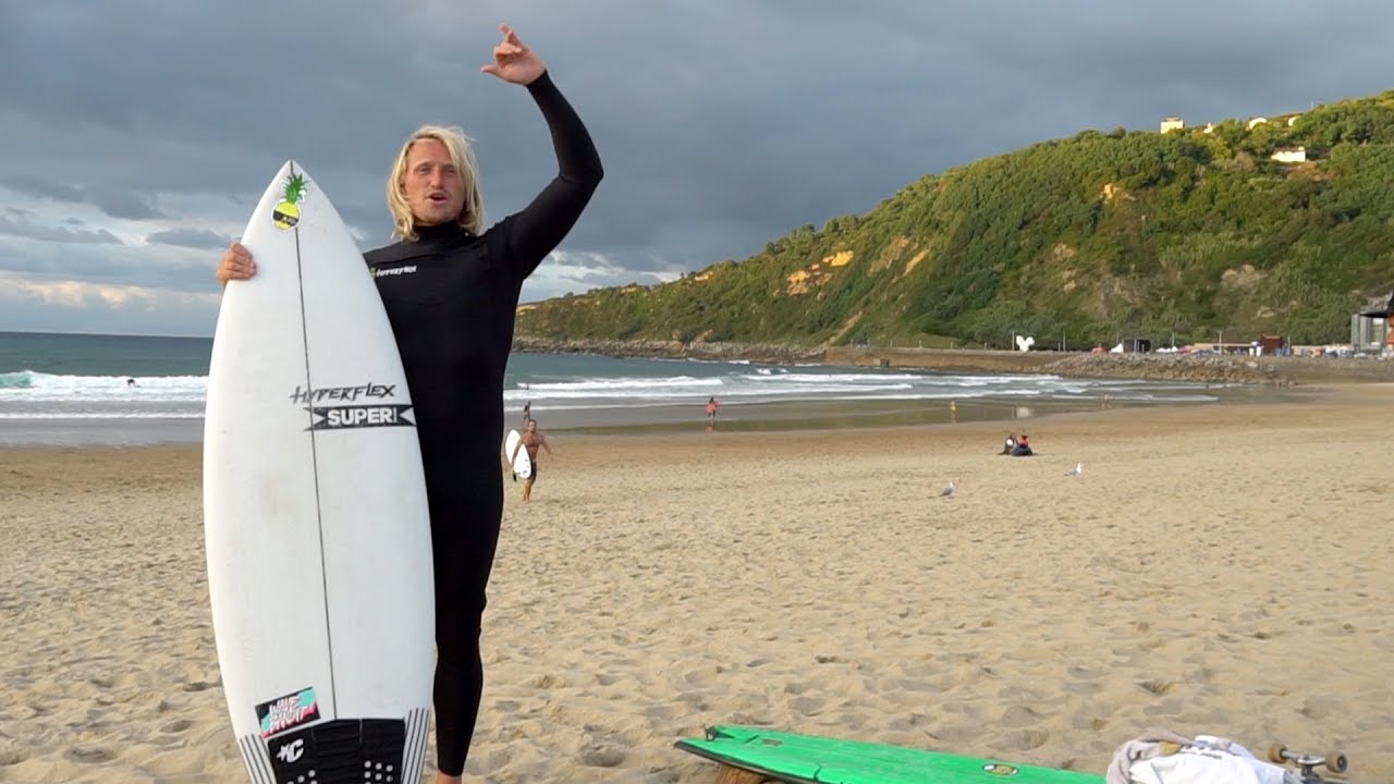 My FIRST time SURFING EUROPE
