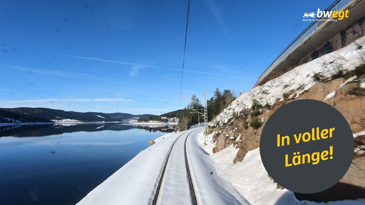 Führerstandsmitfahrt auf der Dreiseenbahn von Seebrugg nach Titisee mit bwegt