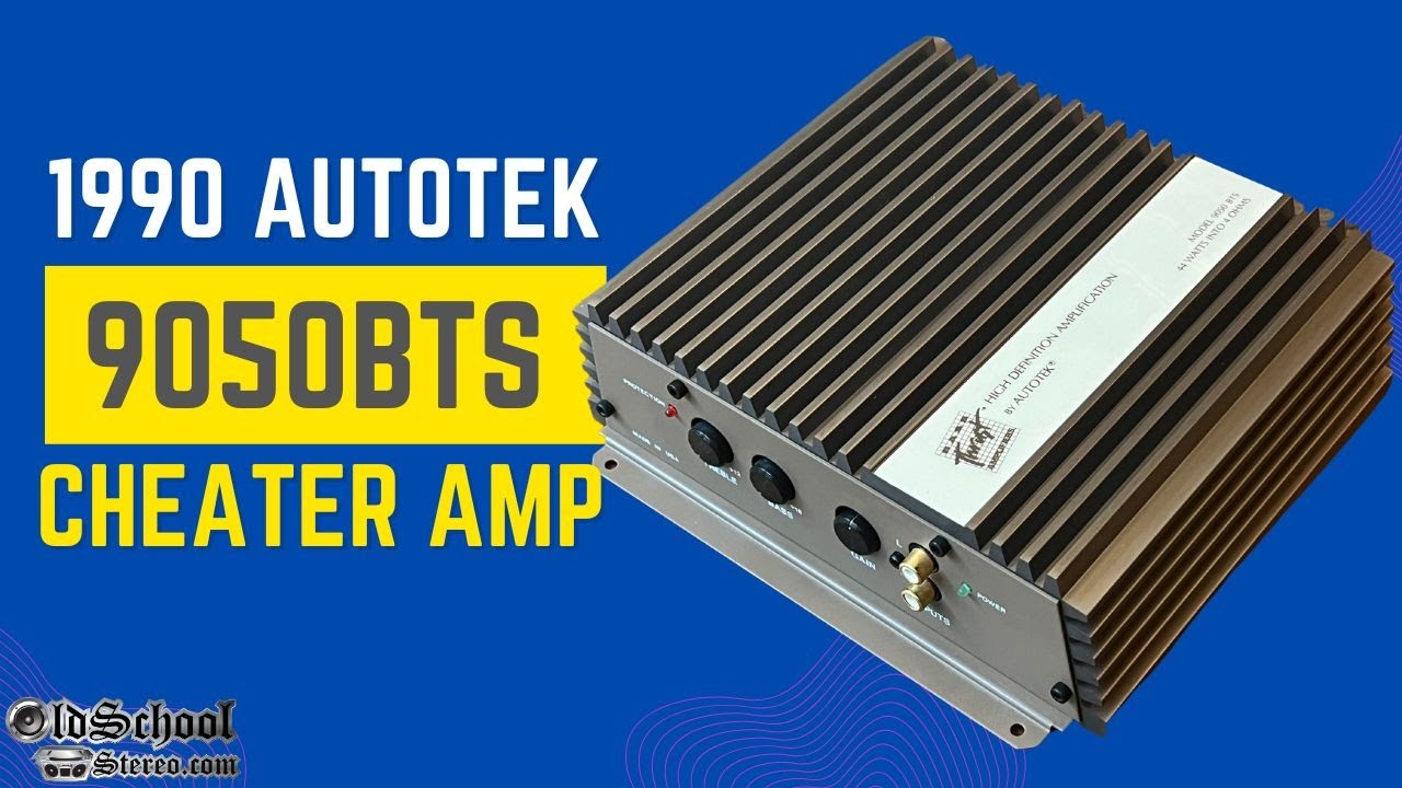 Почему этот 44-ваттный усилитель стоил 600 долларов? Autotek 9050 BTS 1990 года
