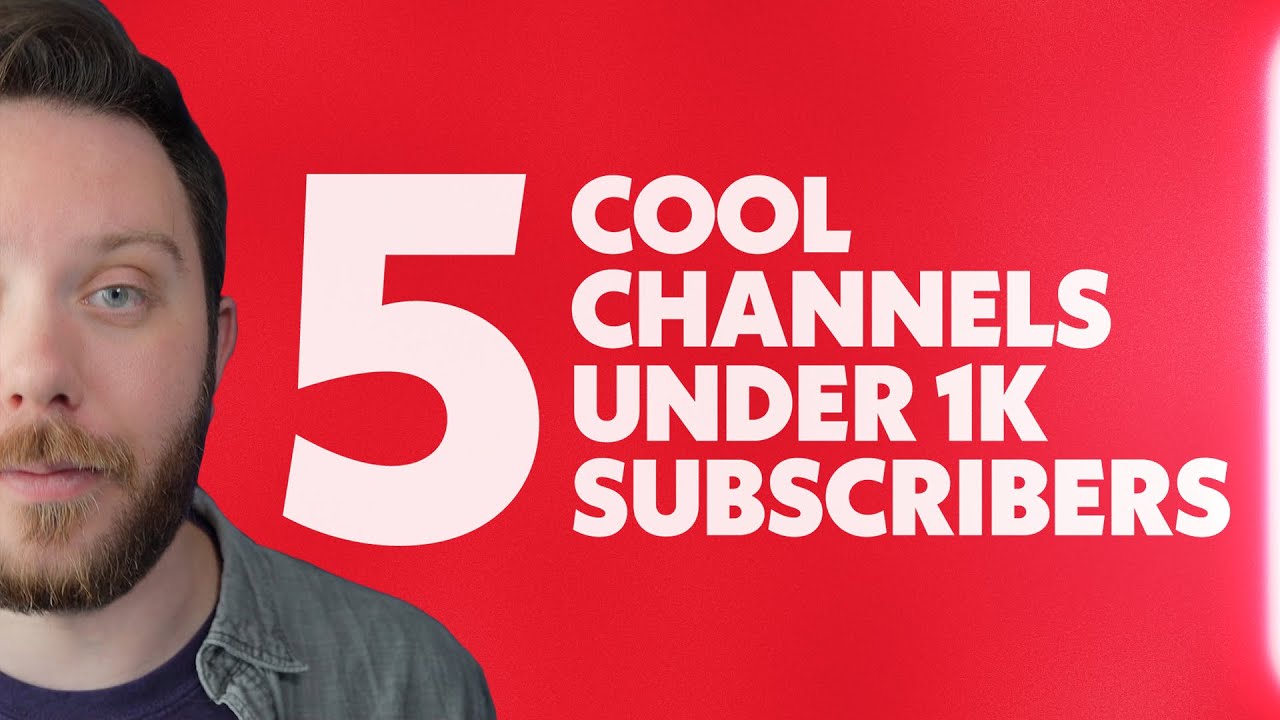 5 Cool Channels Under 1,000 Subscribers *2021*