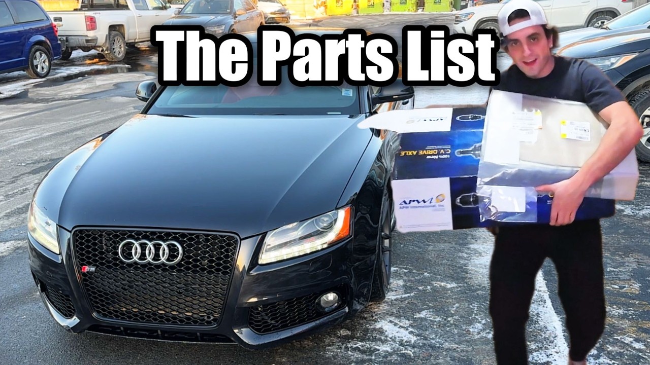 My Current Audi S5 Parts List
