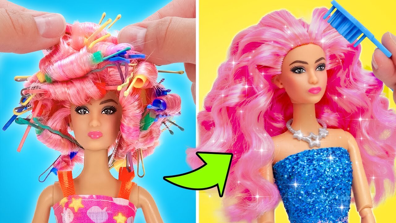 💇&zwj;♀️ Zr&oacute;b to sam: Metamorfoza lalki! Fryzura, spa i urocze akcesoria 🌸