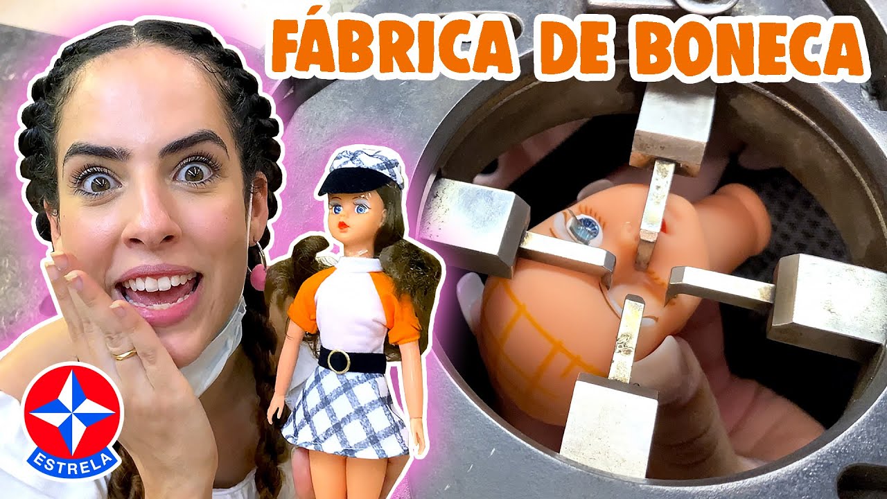 COMO É FEITA UMA BONECA | Um dia cmg na fábrica de brinquedos Estrela! Paula Stephania