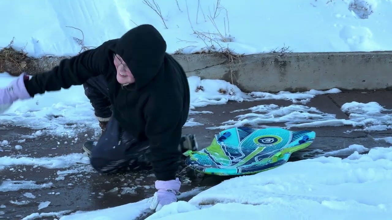 Sledding fun!!