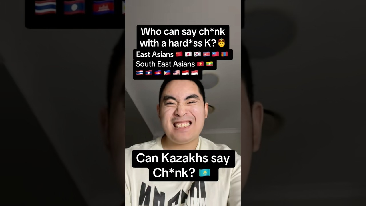 Which Asian can say Chink? Chink is a bad word for Asians like me and who can say it.