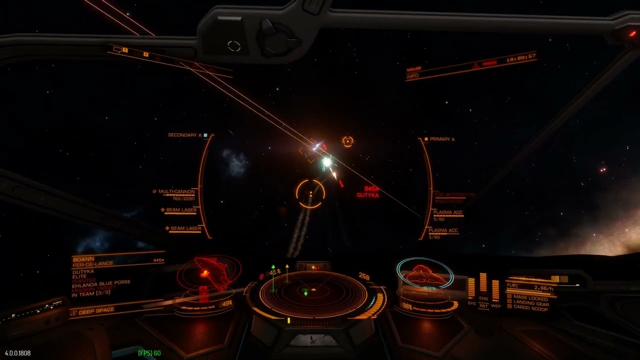 Elite Dangerous: Rusty zero skill Python 2 PvE