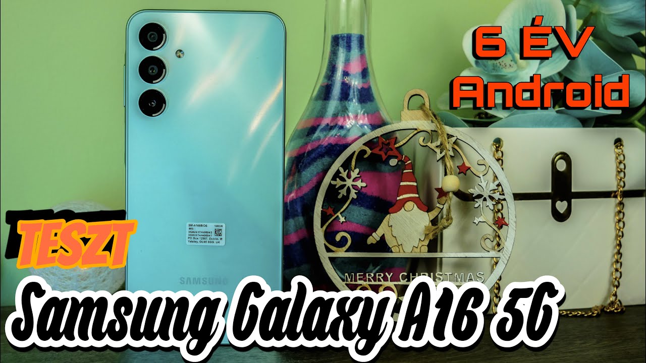 6 év Android frissítés - Samsung Galaxy A16 5G teszt - E342