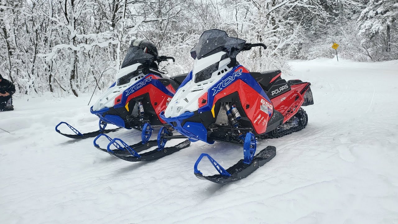 Snowmobiling the Tug Hill 1/19/24 - Polaris XCR 850/650