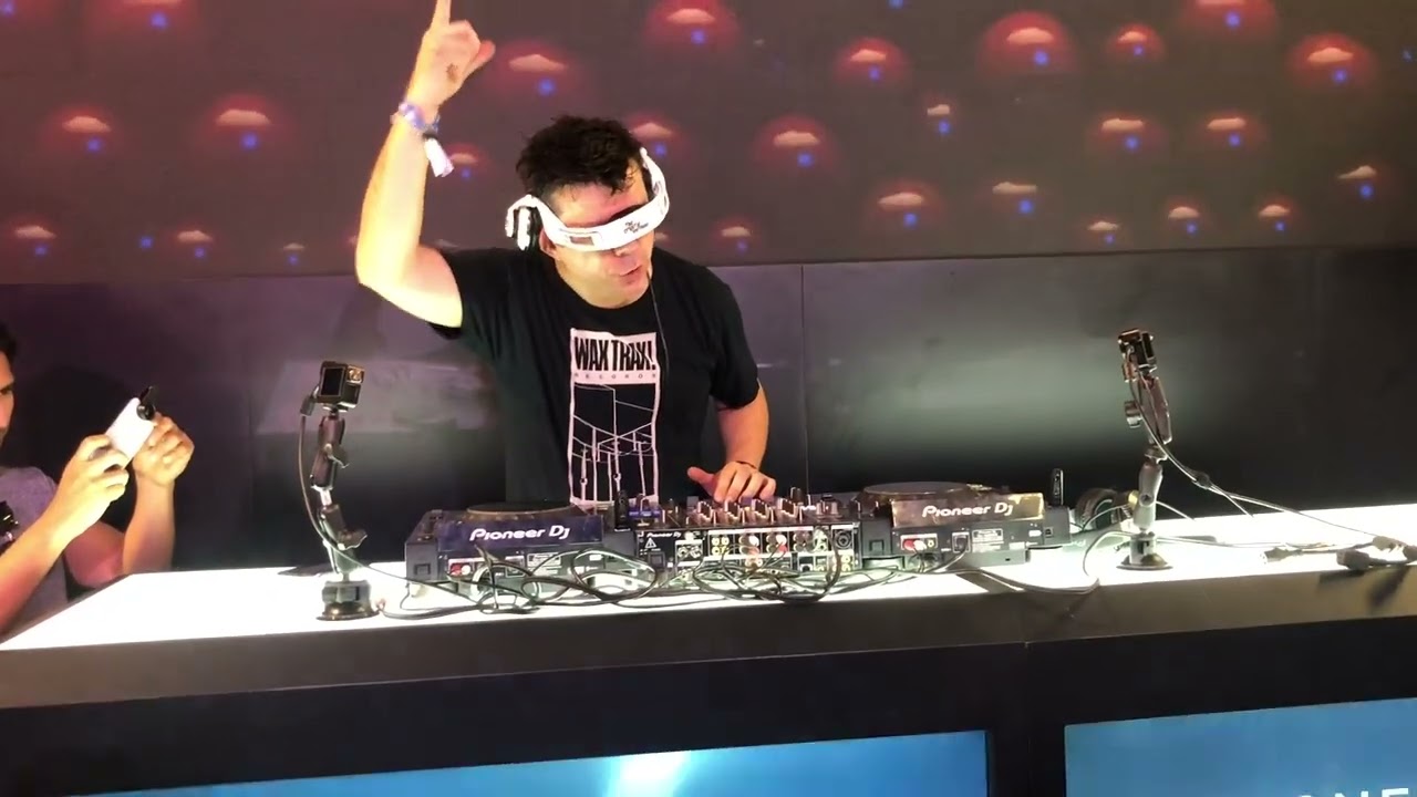 The Crystal Method&rsquo;s Scott Kirkland DJing at The NAMM Show 01-25-2019 #thecrystalmethod
