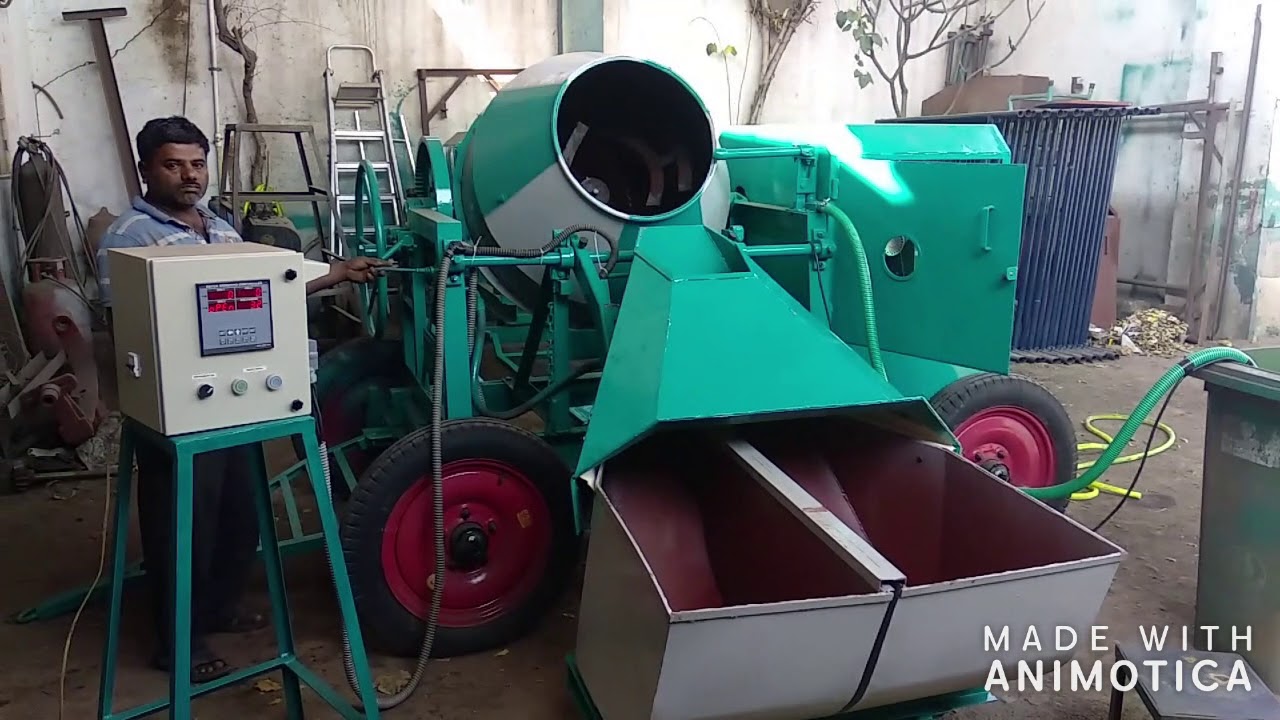 Concrete Mixer with Digital Weighing System
