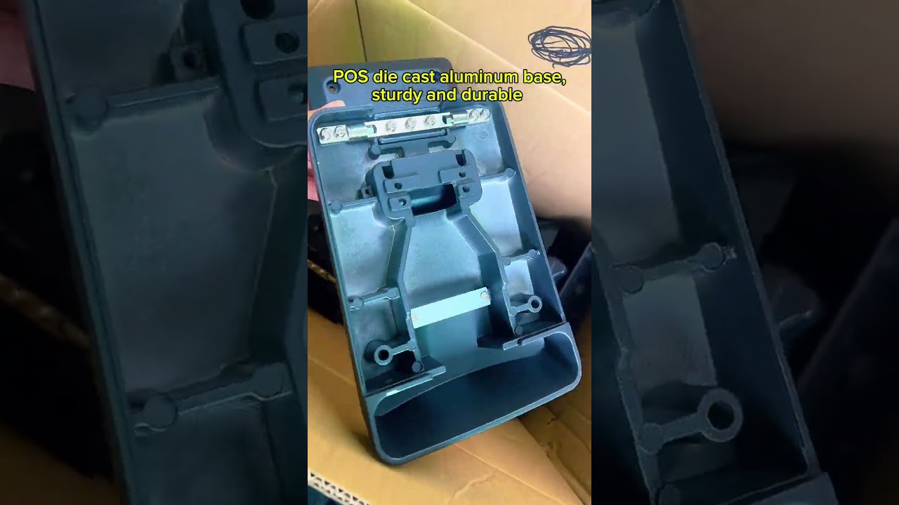 POS die-cast aluminum base in focus!Tough,durable,built for long-term use#possystem #pos #posmachine