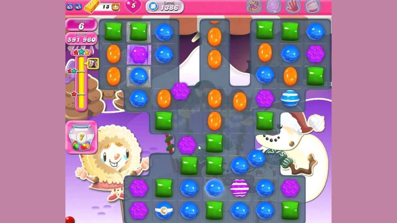 Candy Crush Saga Level 1386