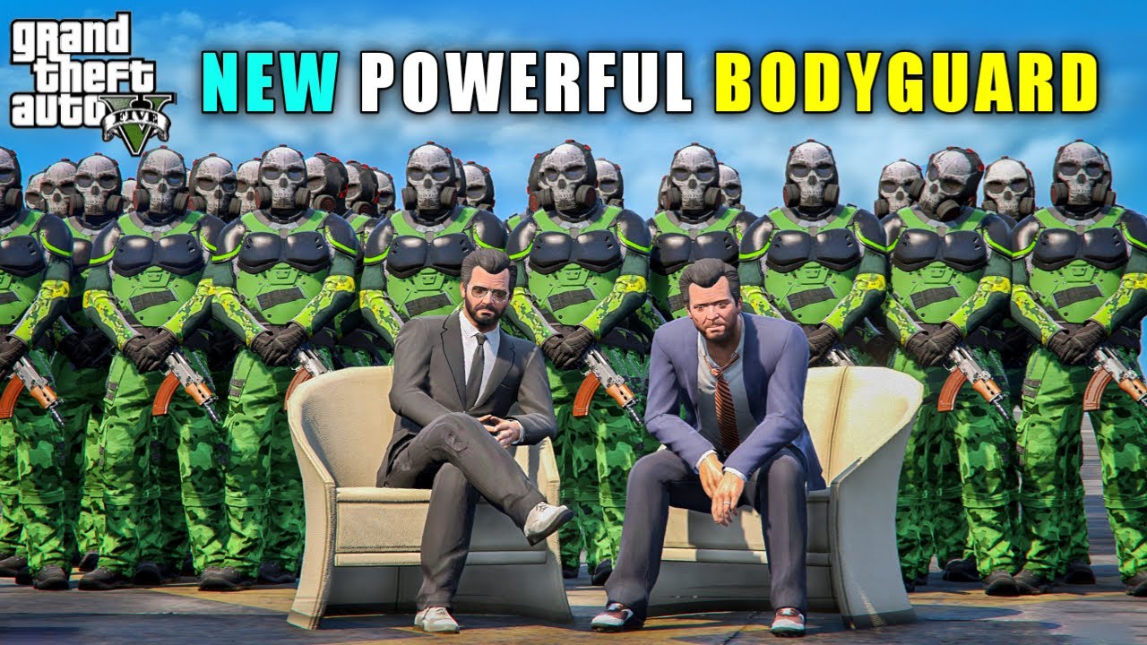 GTA 5 : MICHAEL'S NEW POWERFUL BODYGUARD || BB GAMING