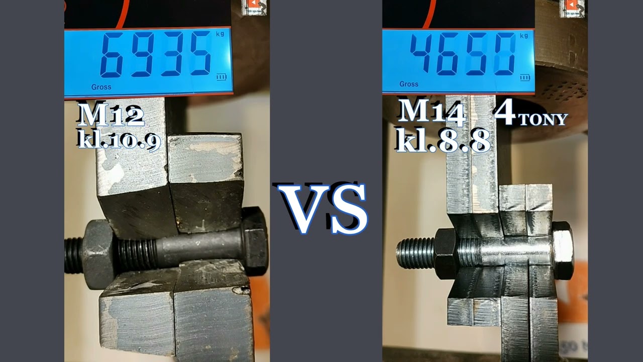 Kt&oacute;ra śruba M O C N I E J S Z A 👀 M12 kl.10.9 🆚 M14 kl.8 8 jaka r&oacute;żnica jest między śrubami❓
