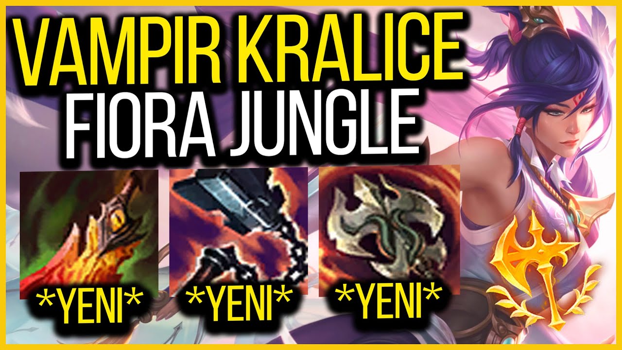 SINIRSIZ CAN ÇALMA VAMPİR FİORA JUNGLE !!! (TANKLARIN KORKULU RÜYASI GİZLİ META ORMANCI)