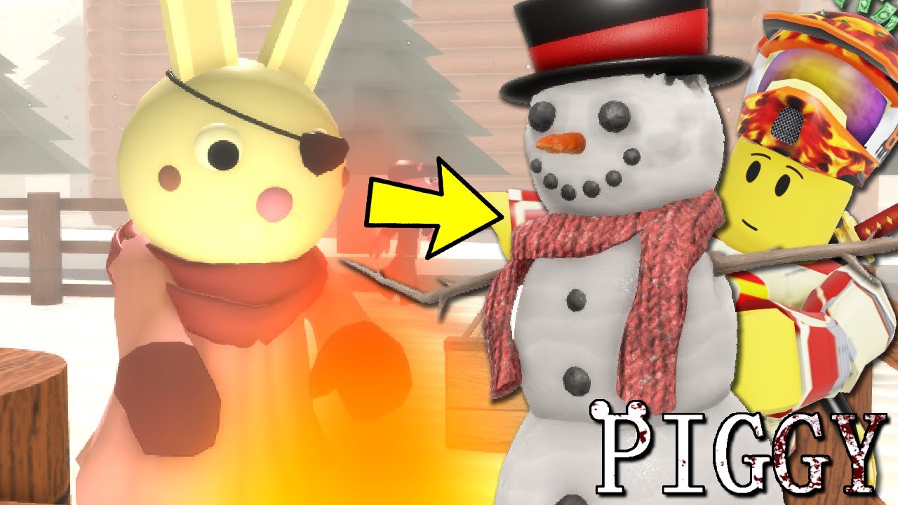 ROBLOX PIGGY: 100 ИГРОКОВ BUNNY ТЕПЕРЬ НА ЗИМНИХ КАНИКУЛАХ?!