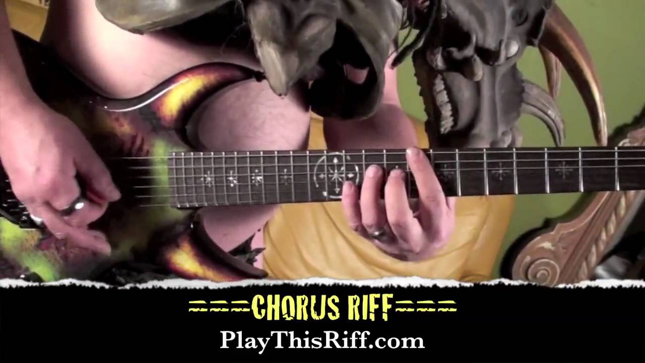 GWAR guitar lesson for PlayThisRiff.com
