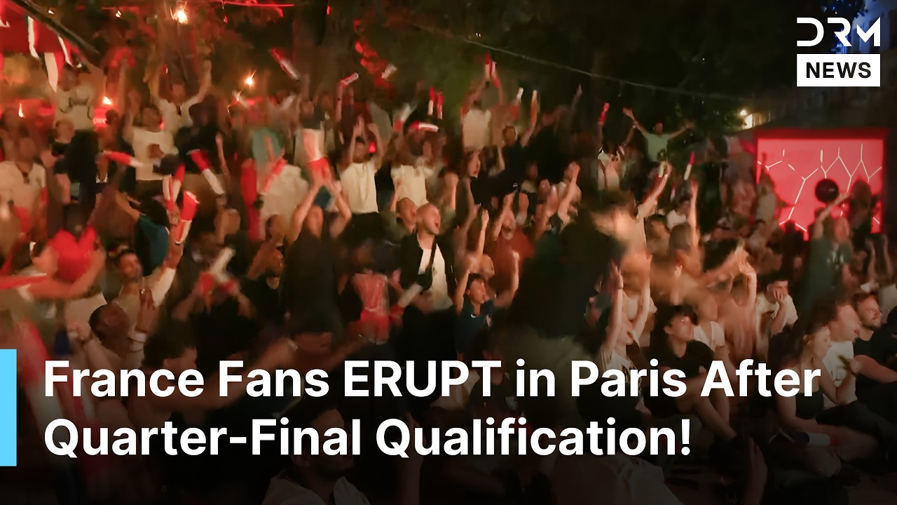 Paris GOES WILD as France Reach World Cup 2026 Quarter-Finals | Incredible Scenes | AD1Z