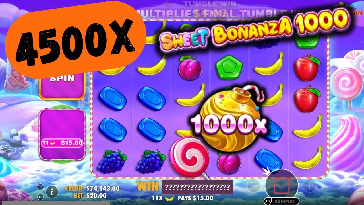 SWEET BONANZA 1000 | 4500X INSANE WIN - MR MAX WIN SLOT ONLINE