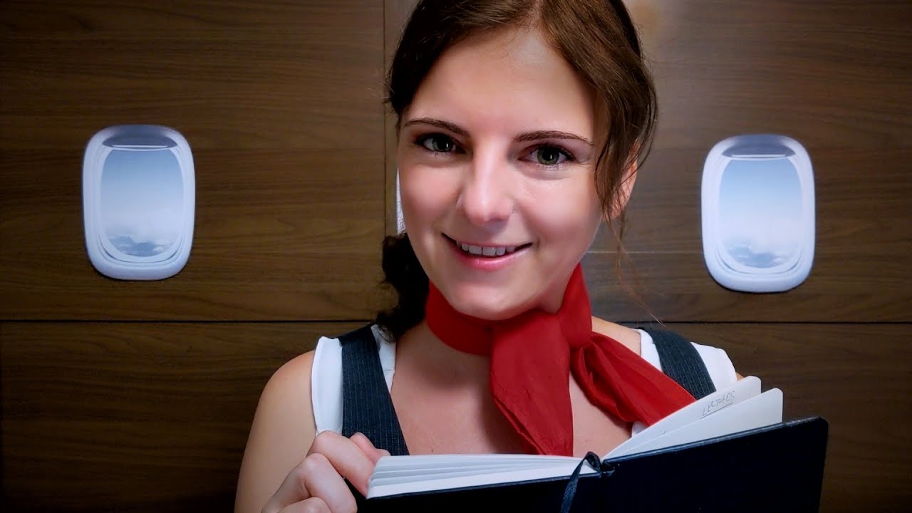 ASMR | Ролевая игра «Стюардесса первого класса» ✈️Мягкое баловство
