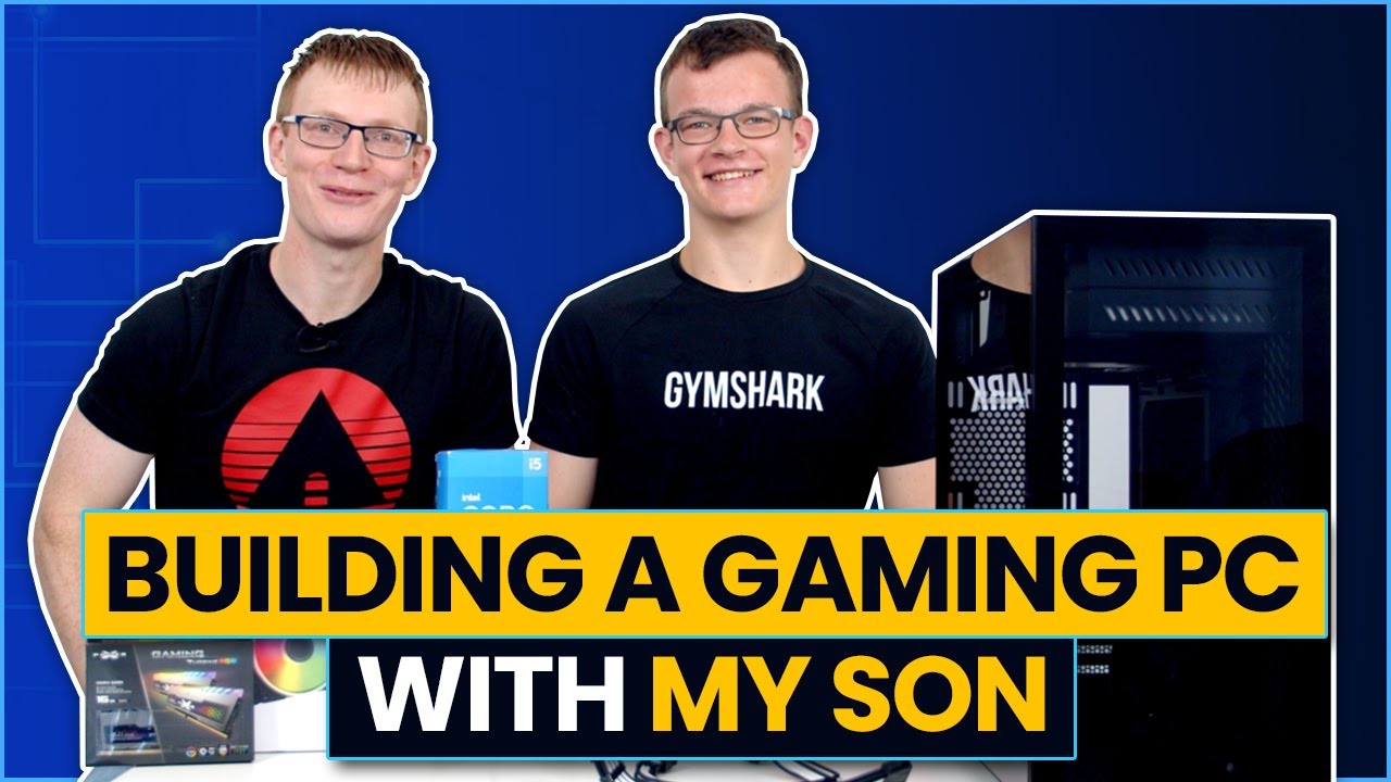 Building a Gaming PC with my Son - i5 11500 & 6600 XT