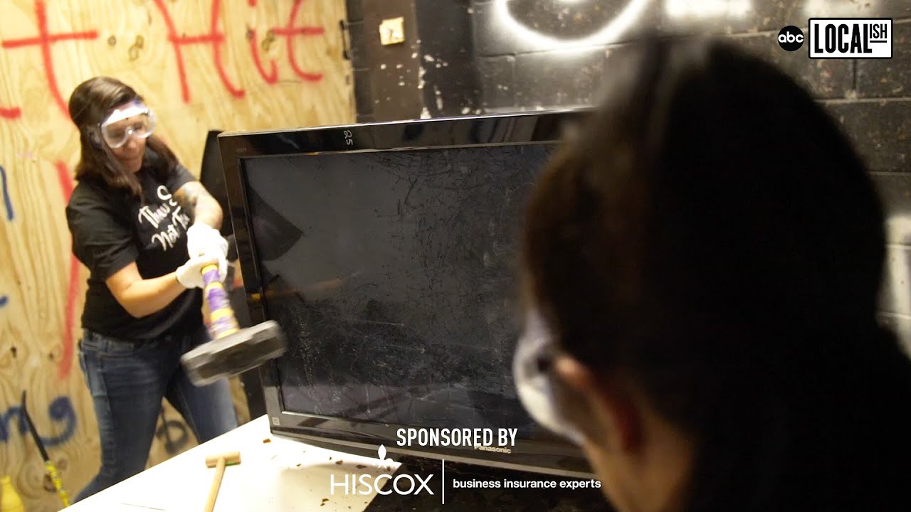 Relieve Stress By Breaking Things at Smash Therapy | Secretly Awesome