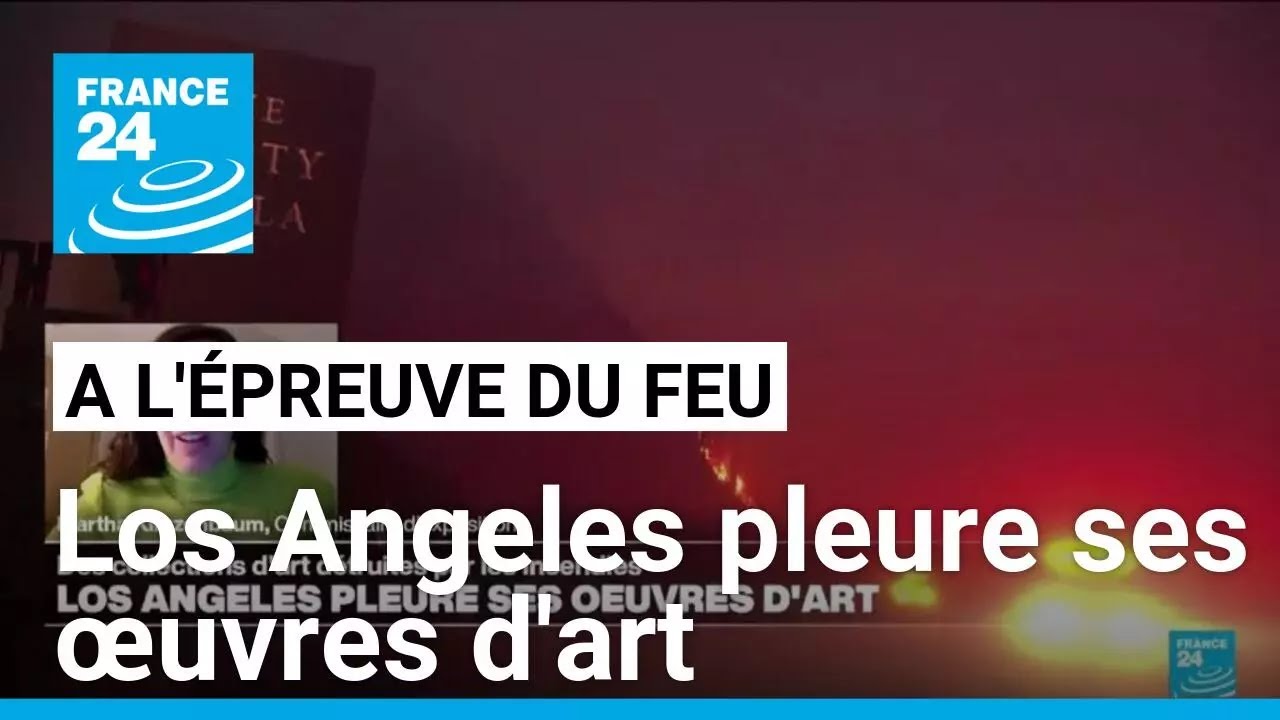 Quand les flammes de Los Angeles dévorent aussi les œuvres d'art • FRANCE 24