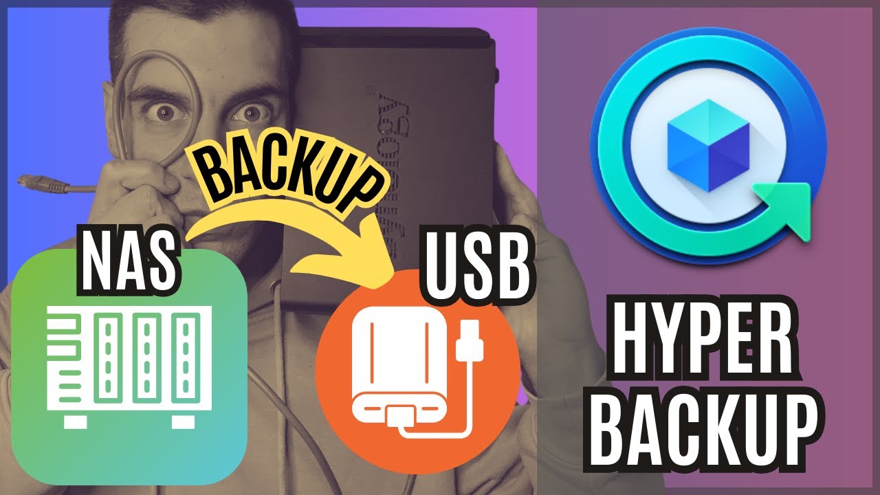 BACKUPS con HYPER BACKUP 💾🔒 Copias de seguridad de Synology FÁCIL [Disco Externo]