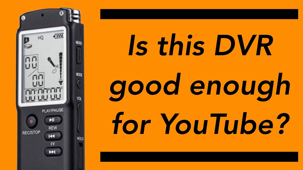 T60 Digital Voice Recorder Review (Headphones Recommended)