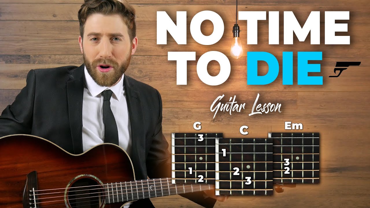 🎸No Time To Die GUITAR TUTORIAL  - Billie Eilish | Fingerpicking + Easy Chords🎸
