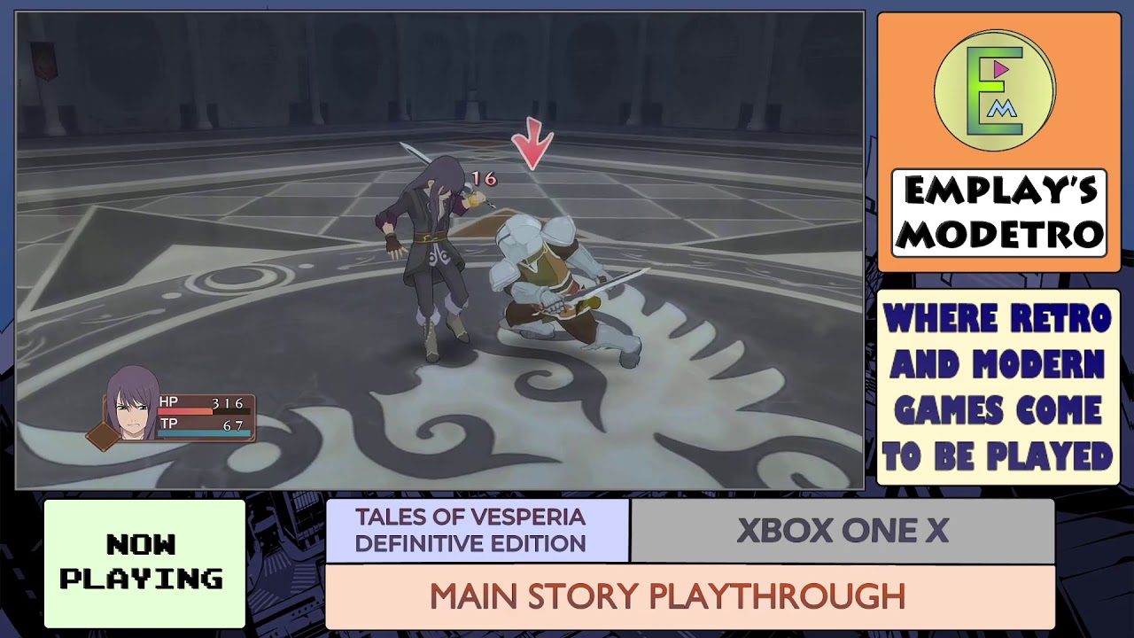 Tales of Vesperia: DE - Xbox One X - Act 1 - #3 - Grinding In The Castle