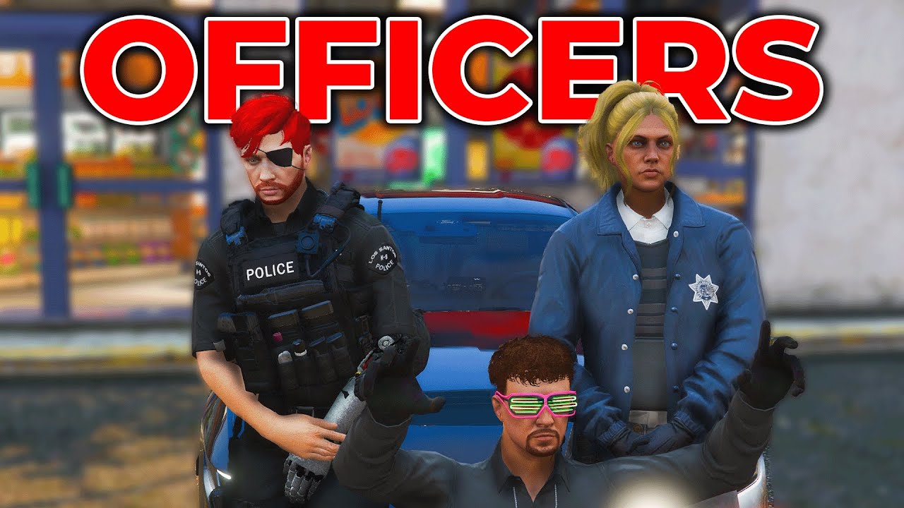 OFFICERS ON DUTY  in GTA5 RP