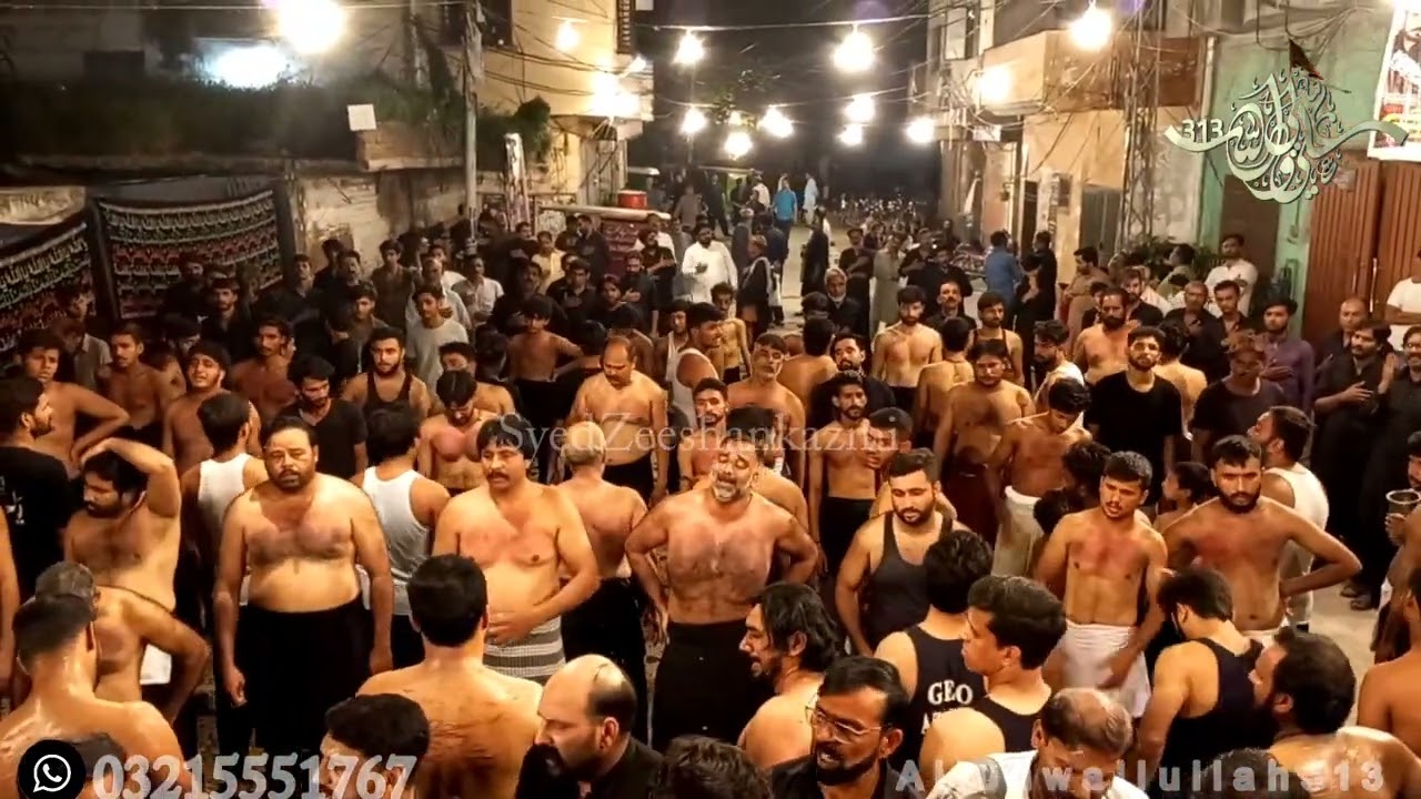 19 Muhrram 2022 Matami Sangat Rooh e Hussain as Imamia Colony Lahore