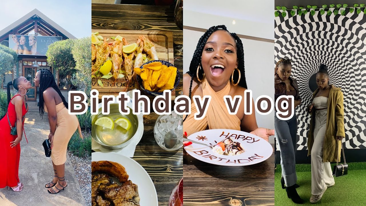 BIRTHDAY VLOG | lunch and groove | South African YouTuber | Bervely Black