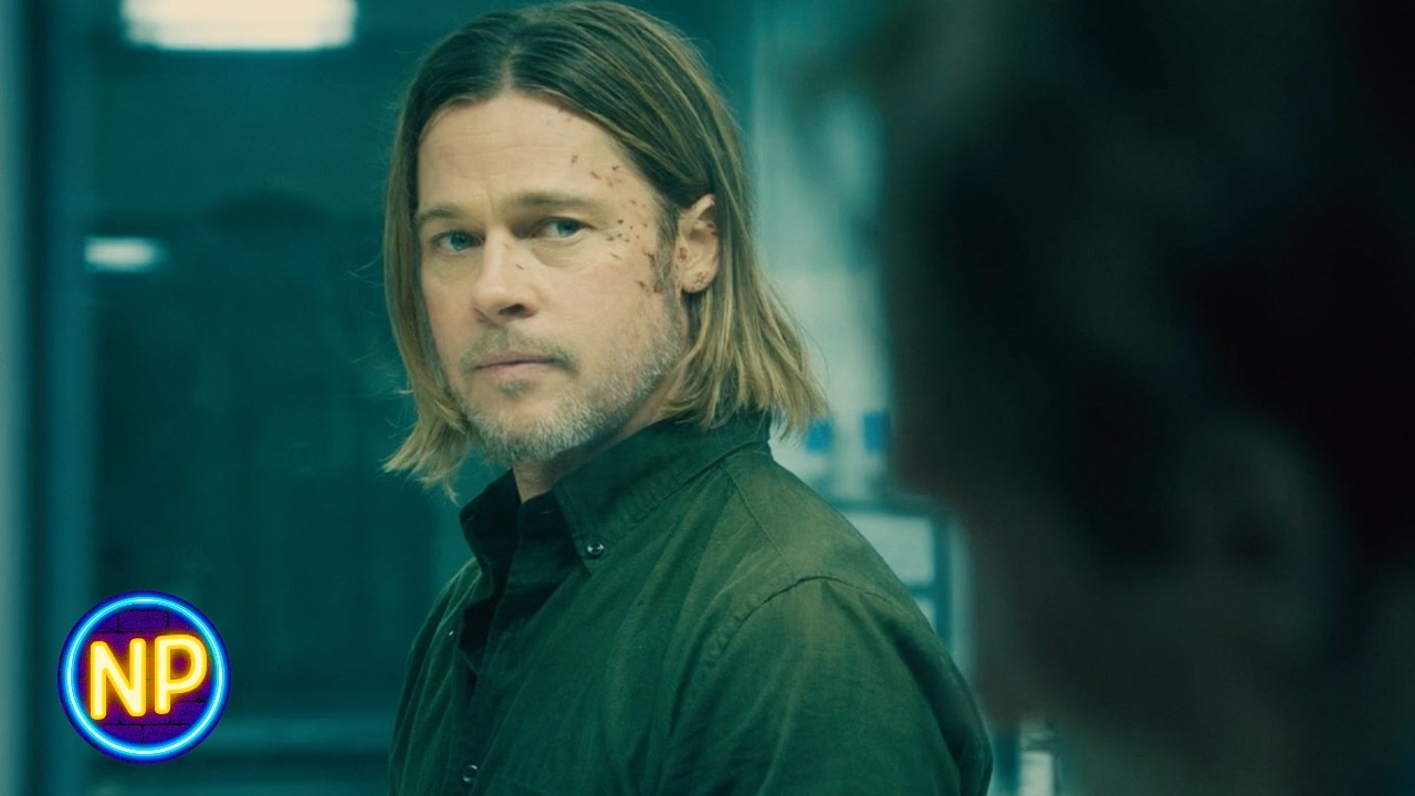 Brad Pitt Figures Out How to Prevent Zombies From Attacking | World War Z
