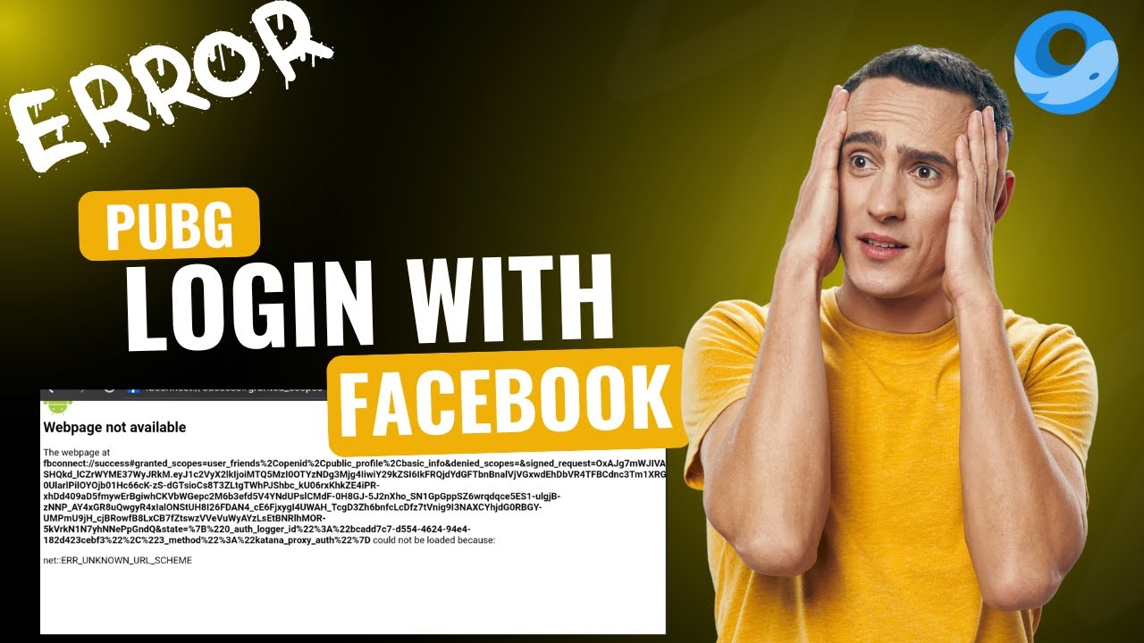PUBG Facebook Login Error Fixed in GameLoop | Webpage Not Available | Easy Fix 2025