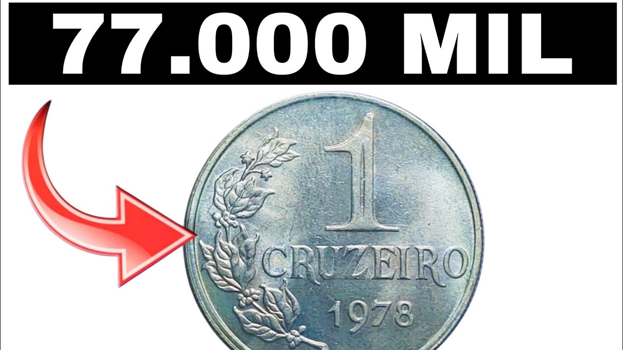 77.000 MIL! MOEDA RARA QUE PODE ESTAR COM VOCÊ. Cortes.