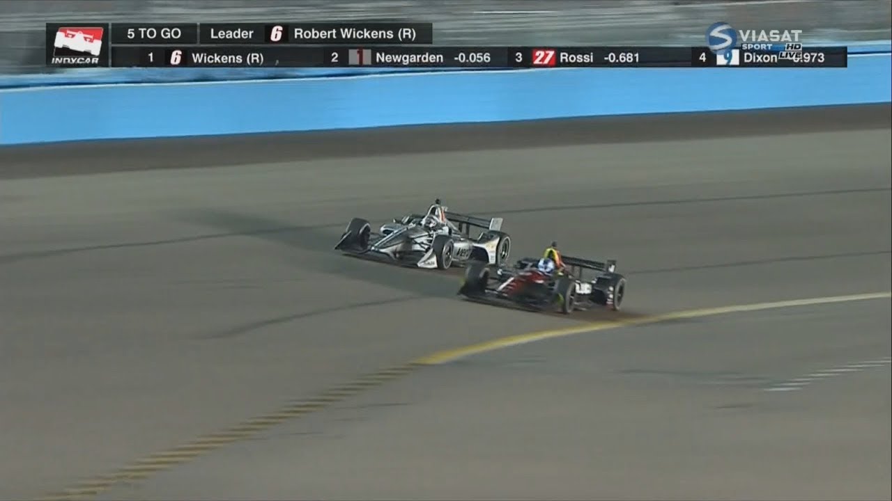 IndyCar Series 2018. Phoenix Grand Prix. Last Laps Battle for Win