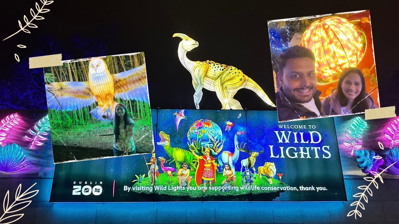 Dublin Zoo Wild Lights 2024: A Magical Night You Can&rsquo;t Miss! 🇮🇪 (4K)
