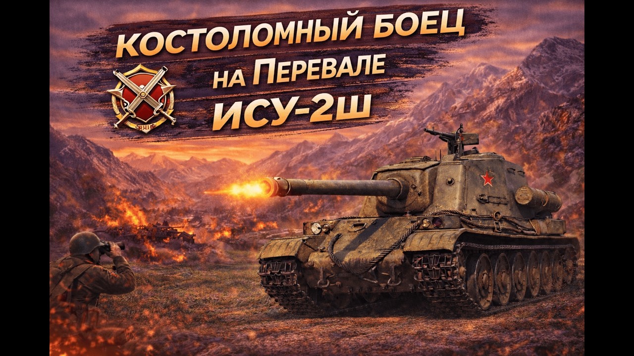 КОСТОЛОМНЫЙ БОЕЦ на Перевале ИСУ-2Ш| Мир Танков