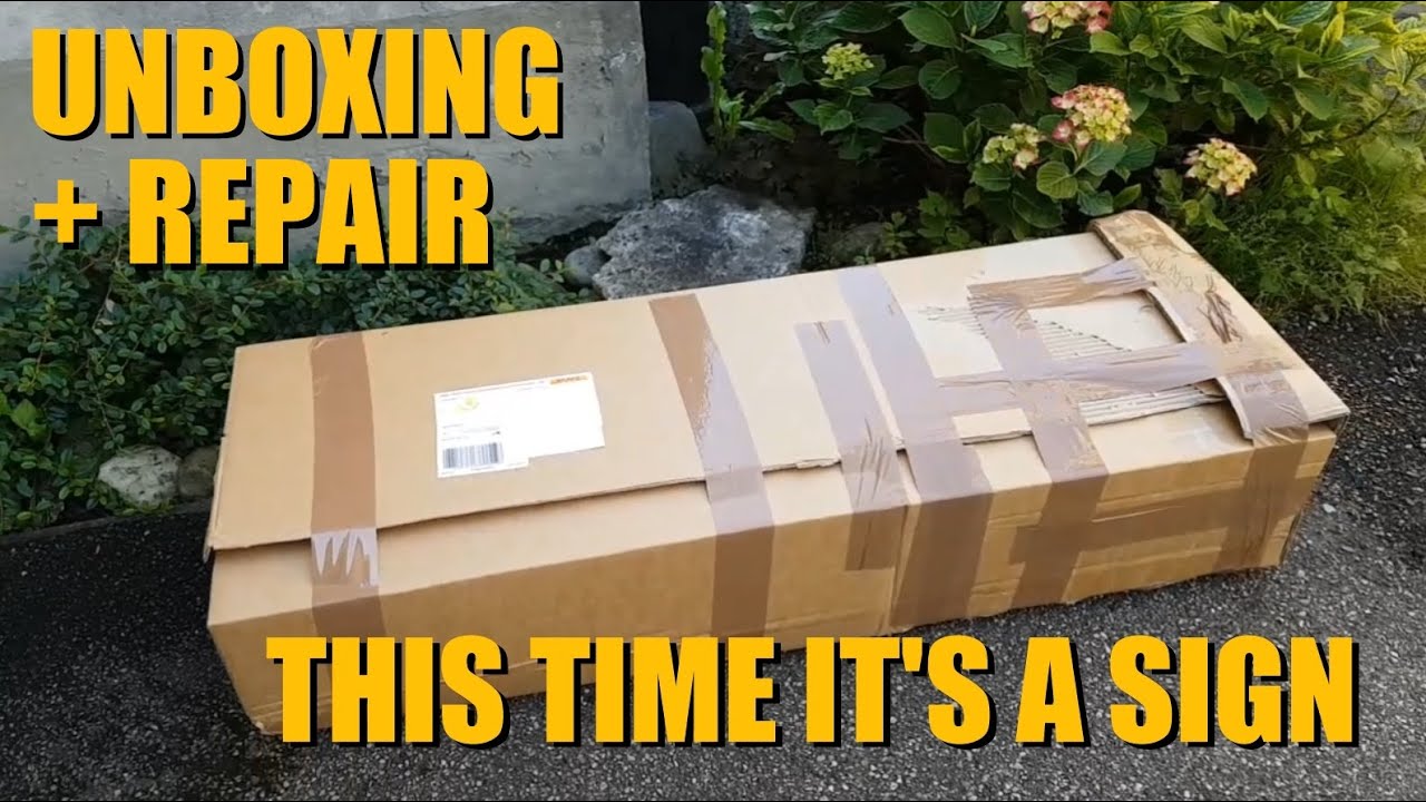 Unboxing new old Neon Sign & broken Tube Repair