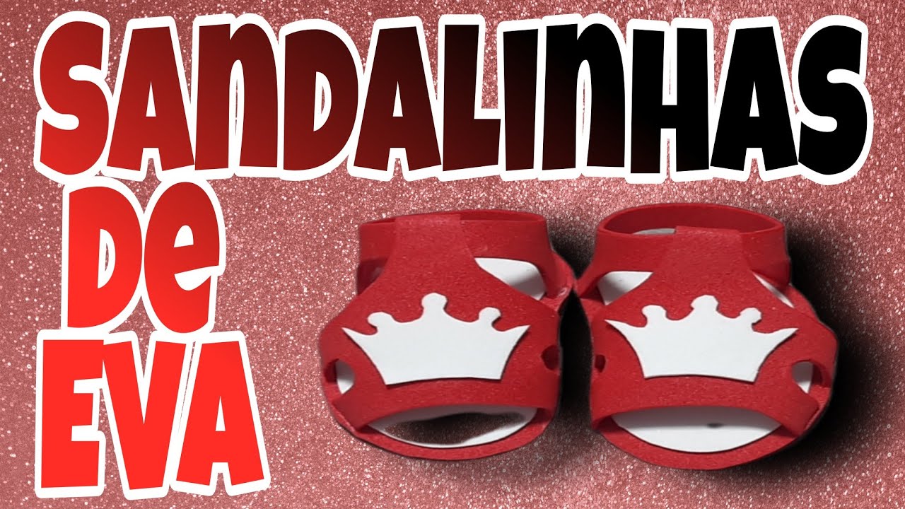 Como fazer sandalinhas com EVA...♻️