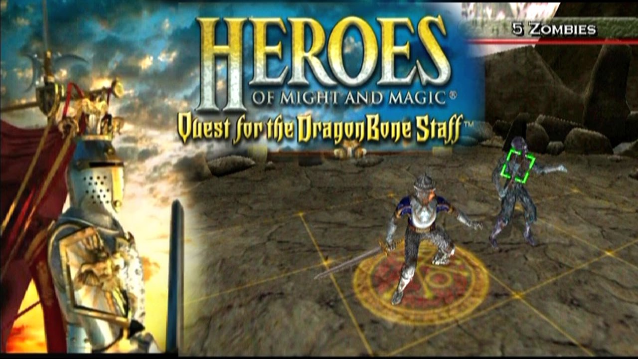 Heroes of Might and Magic: Quest for the Dragon Bone Staff ... (PS2) Gameplay